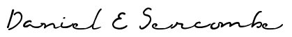 Dan Sercombe signature